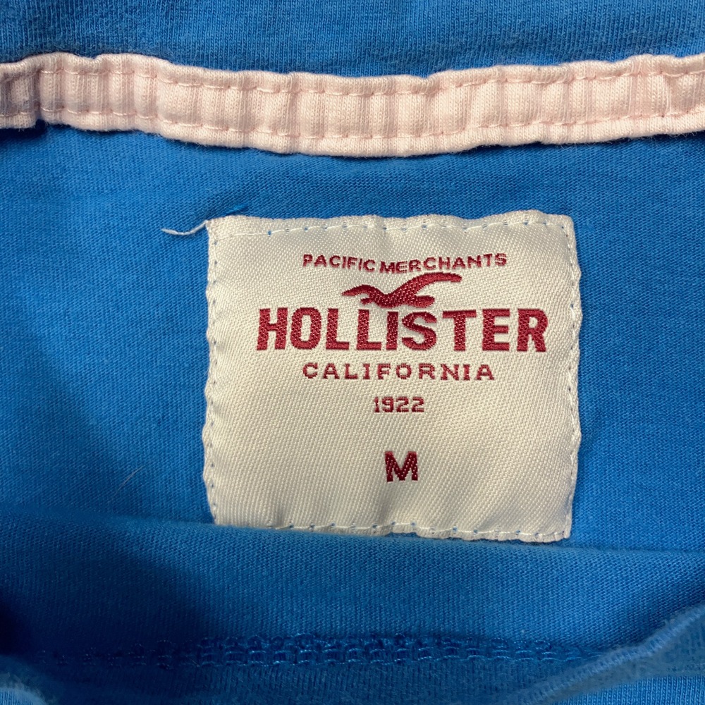 Vintage Hollister Co T-Shirt Women's M HCO Spellout Embroidered 3D Print Y2K 00s - Picture 3 of 6